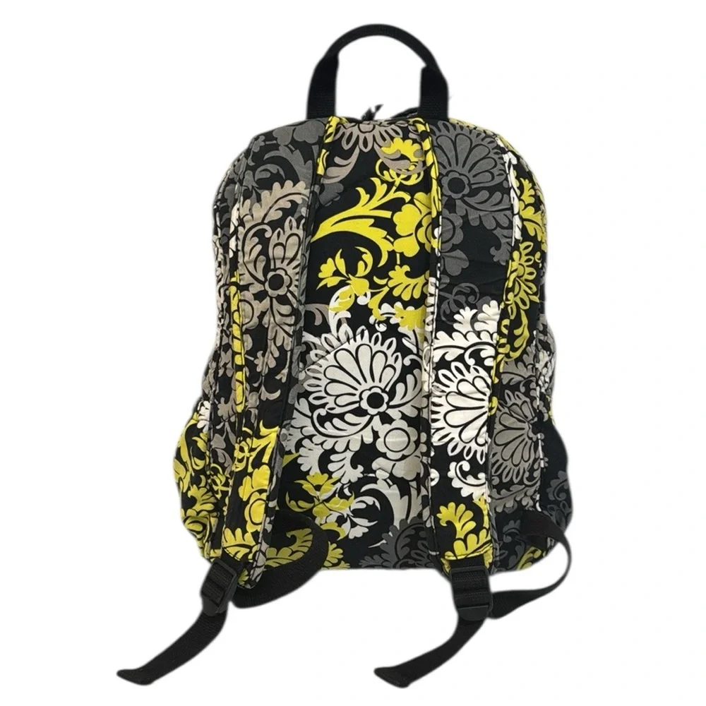 Vera Bradley Baroque Floral Medium Campus Laptop Tablet School Bag Backpack 16